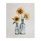 Stupell Industries Sunflowers in Bottles Trio Canvas Wall Art Design by Svetlana Aleynikova